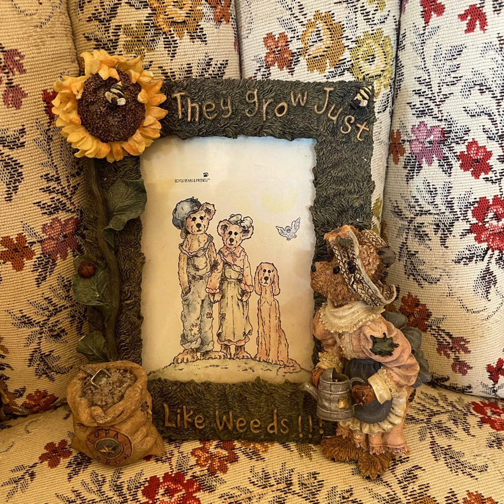 Boyd’s Bears Folkstone Liddy Pearl How Does Your Garden Grow Frame Cottagecore
